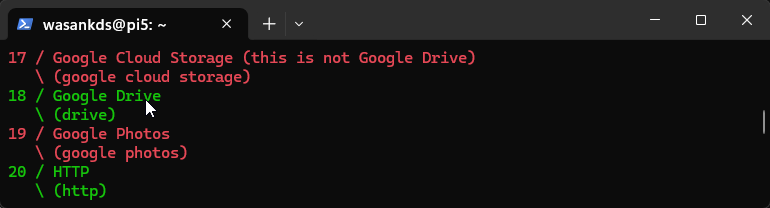 Rclone Configuration
